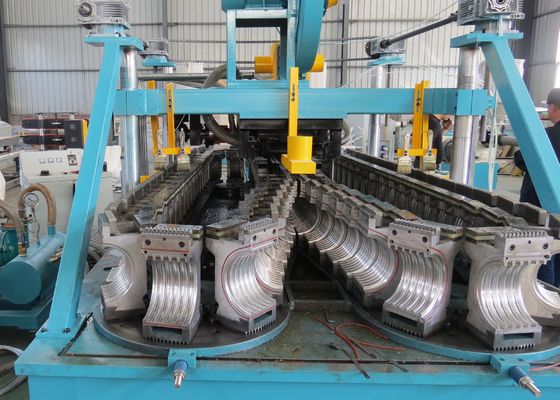 آلة الأنابيب البلاستيكية المموجة PP 8.5mm