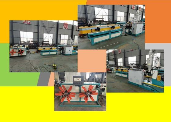 خط إنتاج أنابيب الصرف الصحي المموج HDPE 15m / Min