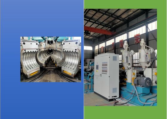 خط إنتاج الأنابيب البلاستيكية 50kg / H برغي مزدوج