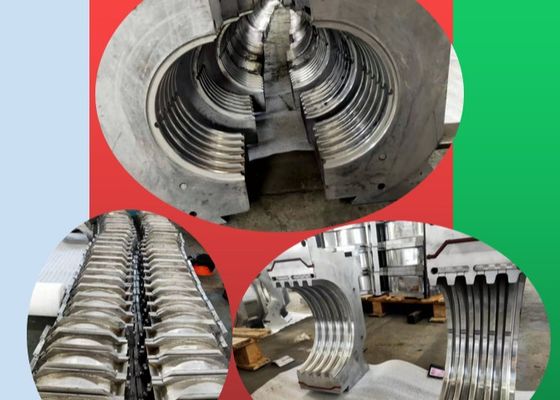 200mm PVC PE مزدوجة الجدار المموج الأنابيب الطارد