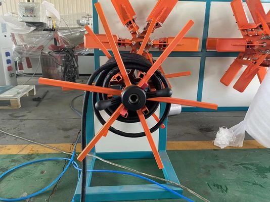 PE بولي كلوريد الفينيل بولي كلوريد الفينيل قناة واحدة خط بثق الأنبوب المموج PLC