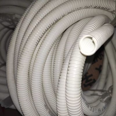 خط بثق الأنبوب المموج ذو الجدار الواحد PVC الأبيض