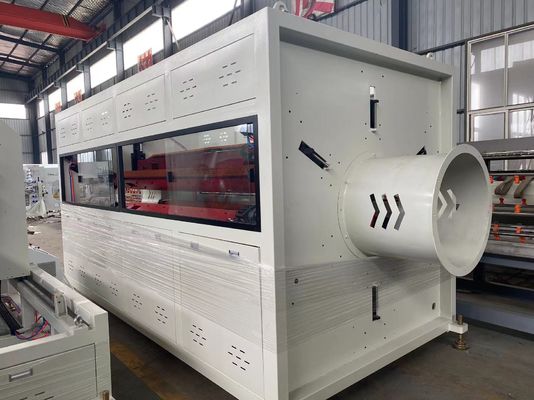 160-500mm 3 طبقات PE أنابيب المياه البلاستيكية ماكينة خط بثق أنابيب HDPE