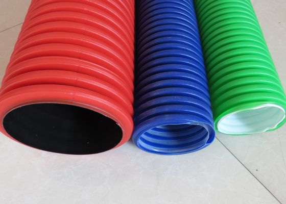 PE Lavabo Pipe 800Kgh آلة تصنيع الأنابيب المموجة