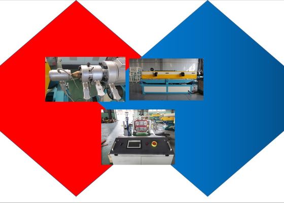 آلة الأنابيب البلاستيكية المموجة البلاستيكية LDPE 130mm