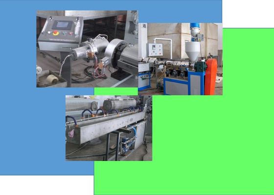 PP HDPE أسلاك الفولاذ عززت خرطوم الطارد آلة / آلة أنابيب مرنة
