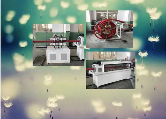 خط إنتاج الأنابيب المموجة 150 كجم / ساعة PP PE 800mm