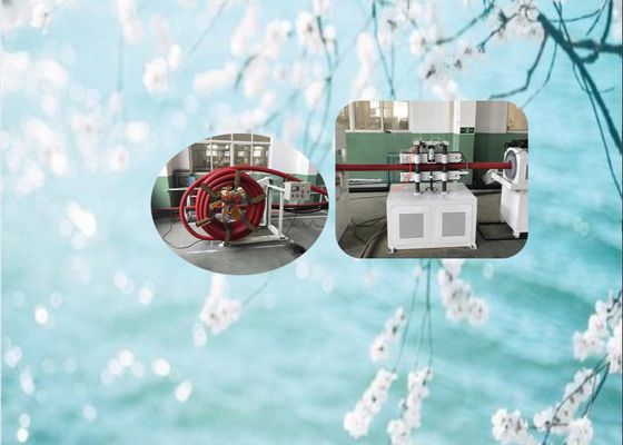 خط إنتاج الأنابيب البلاستيكية 160mm 50kg / H برغي مزدوج