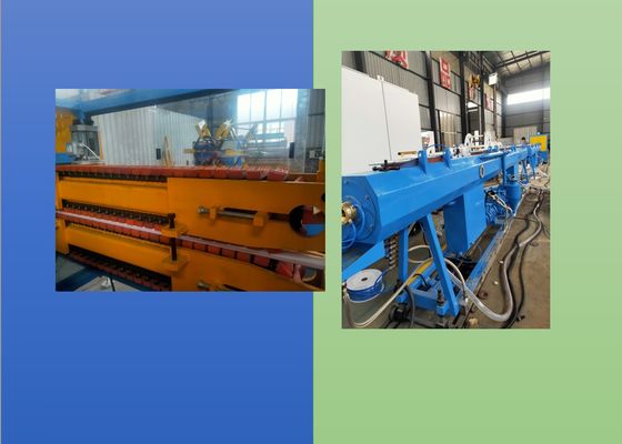 خط إنتاج الأنابيب البلاستيكية 50kg / H برغي مزدوج