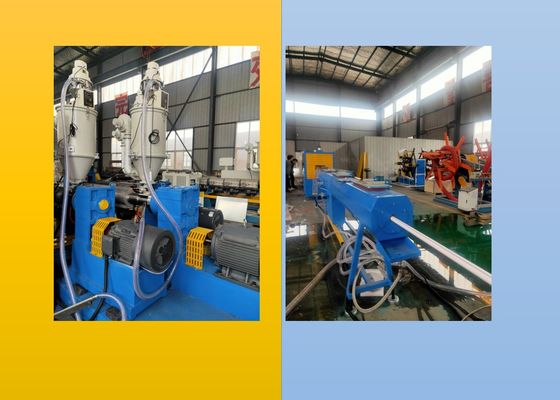 خط بثق الأنبوب المموج HDPE 250kgh PLC