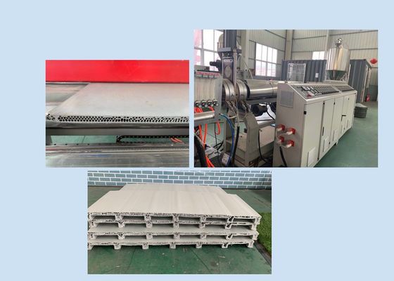 خط بثق الصفيحة البلاستيكية ذات الطبقة المزدوجة PP PS 1220-2100mm