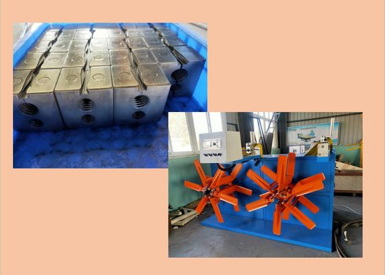 خط بثق الأنبوب المموج PVC 40r / Min 18.5kw