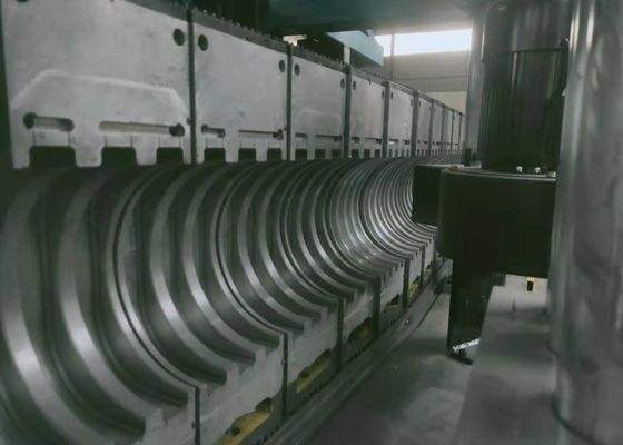 خط بثق الأنبوب المموج ذو الجدار المزدوج HDPE التشابك الكامل 6.5 م / دقيقة