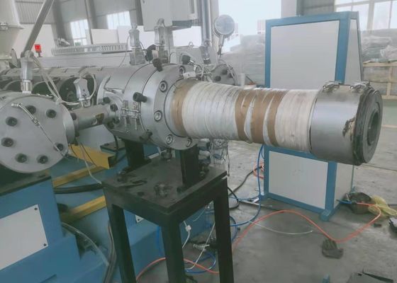 خط بثق الأنابيب المموجة البلاستيكية PPR HDPE 37kw مع محول ABB