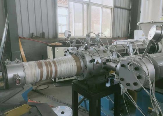 آلة تصنيع الأنابيب المموجة ذات الجدار الواحد PVC 20m / Min 110mm 315mm