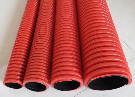 خط بثق الأنبوب المموج ذو الجدار المزدوج HDPE 50-250 مم