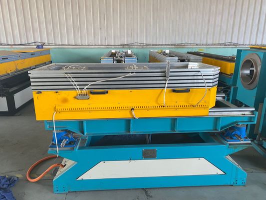 80kg / H PE PP خط بثق الأنبوب المموج أحادي الجدار برغي واحد