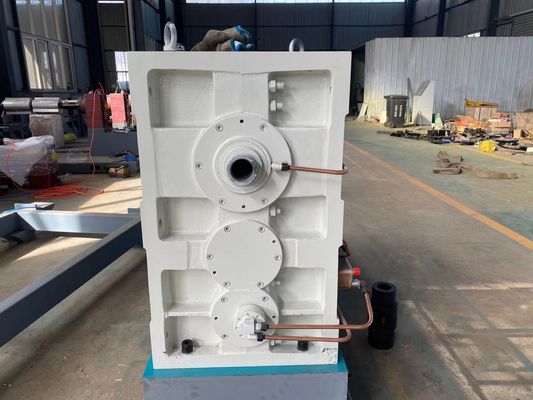 120kg / h الأنابيب البلاستيكية ماكينة مخروطي مزدوج برغي الطارد